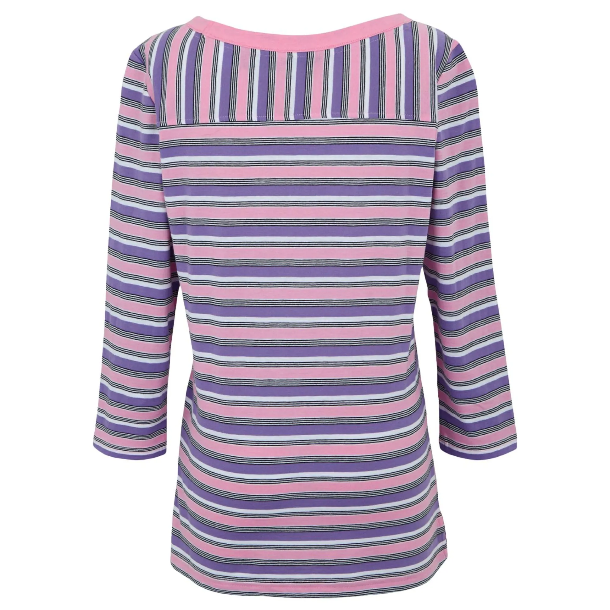 Women's Bayletta II 3/4 Sleeve Top | Soft Pink Multi Stripe
