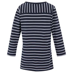 Women's Bayletta II 3/4 Sleeve Top  | Navy White Stripe
