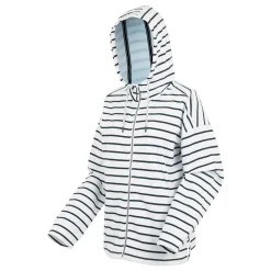 Women's Bayletta II Full Zip Hoody | White Navy Stripe