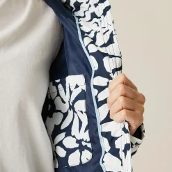 Women's Bayletta II Waterproof Jacket | Navy White Large Floral