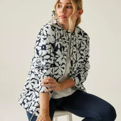 Women's Bayletta II Waterproof Jacket | Navy White Large Floral