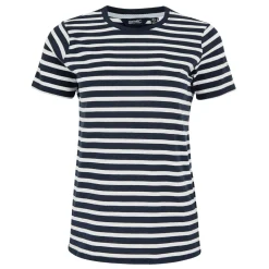 Women's Bayletta Short Sleeve T-Shirt | Navy White Stripe