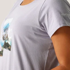 Women's Breezed V T-Shirt | Wisteria