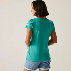 Women's Breezed V T-Shirt | Turquoise