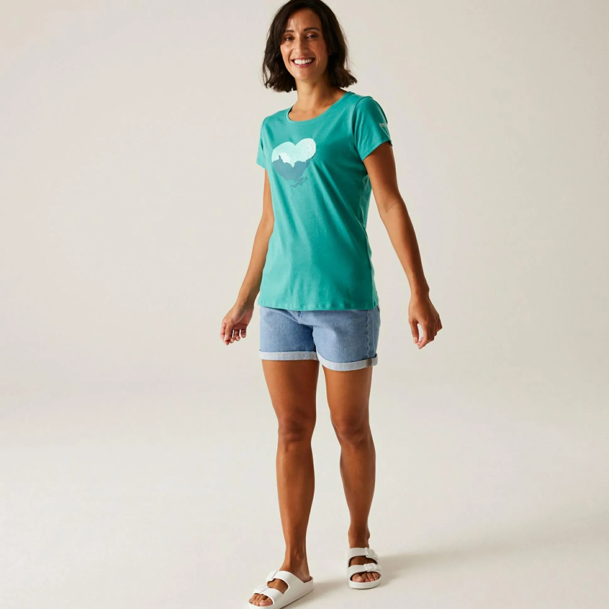 Women's Breezed V T-Shirt | Turquoise