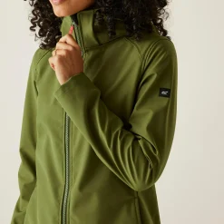 Women's Carisbrooke Softshell Jacket | Nephrite Green Peach Bloom