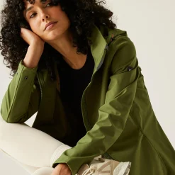Women's Carisbrooke Softshell Jacket | Nephrite Green Peach Bloom