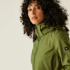 Women's Carisbrooke Softshell Jacket | Nephrite Green Peach Bloom