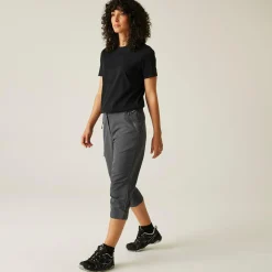 Women's Chaska III Capri Walking Trousers | Seal Grey