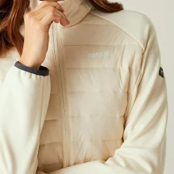 Women's Clumber V Hybrid Jacket | Light Vanilla Seal Grey