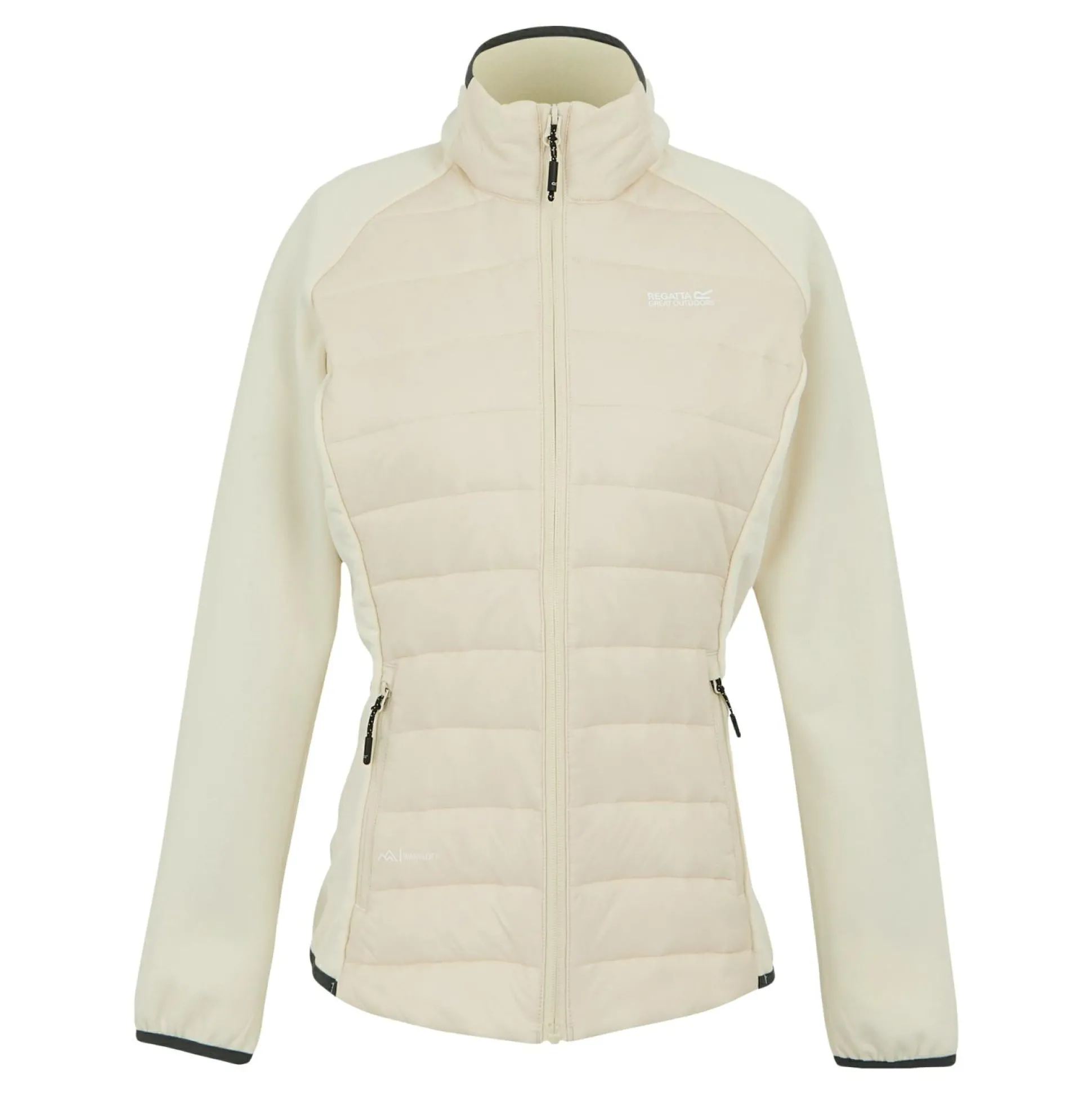 Women's Clumber V Hybrid Jacket | Light Vanilla Seal Grey