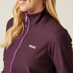 Women's Connie V Softshell Walking Jacket | Deep Plum Marl