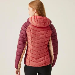 Women's Dalent Quilted Hooded Jacket | Rumba Red Mineral Red