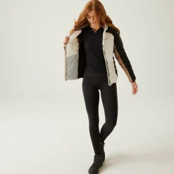 Women's Dalent Quilted Hooded Jacket | Black Blanc De Blanc