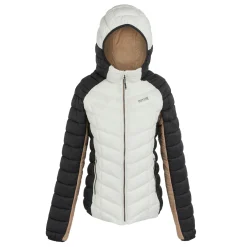 Women's Dalent Quilted Hooded Jacket | Black Blanc De Blanc
