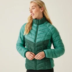 Women's Dalent Quilted Jacket | Dusty Green Rain Forest Green
