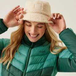 Women's Dalent Quilted Jacket | Dusty Green Rain Forest Green