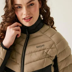 Women's Dalent Quilted Jacket | Warm Taupe Black