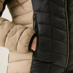 Women's Dalent Quilted Jacket | Warm Taupe Black