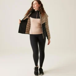Women's Dalent Quilted Jacket | Warm Taupe Black