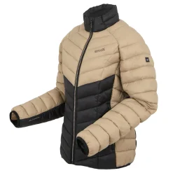 Women's Dalent Quilted Jacket | Warm Taupe Black