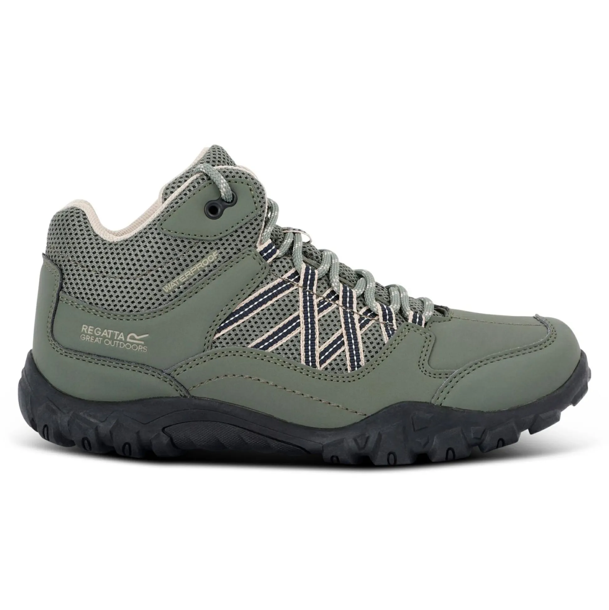 Women's Edgepoint Waterproof Mid Walking Boots | Four Leaf Clover White Pepper