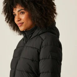 Women's Elender Baffled Jacket | Black