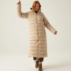 Women's Elender Baffled Jacket | Warm Taupe