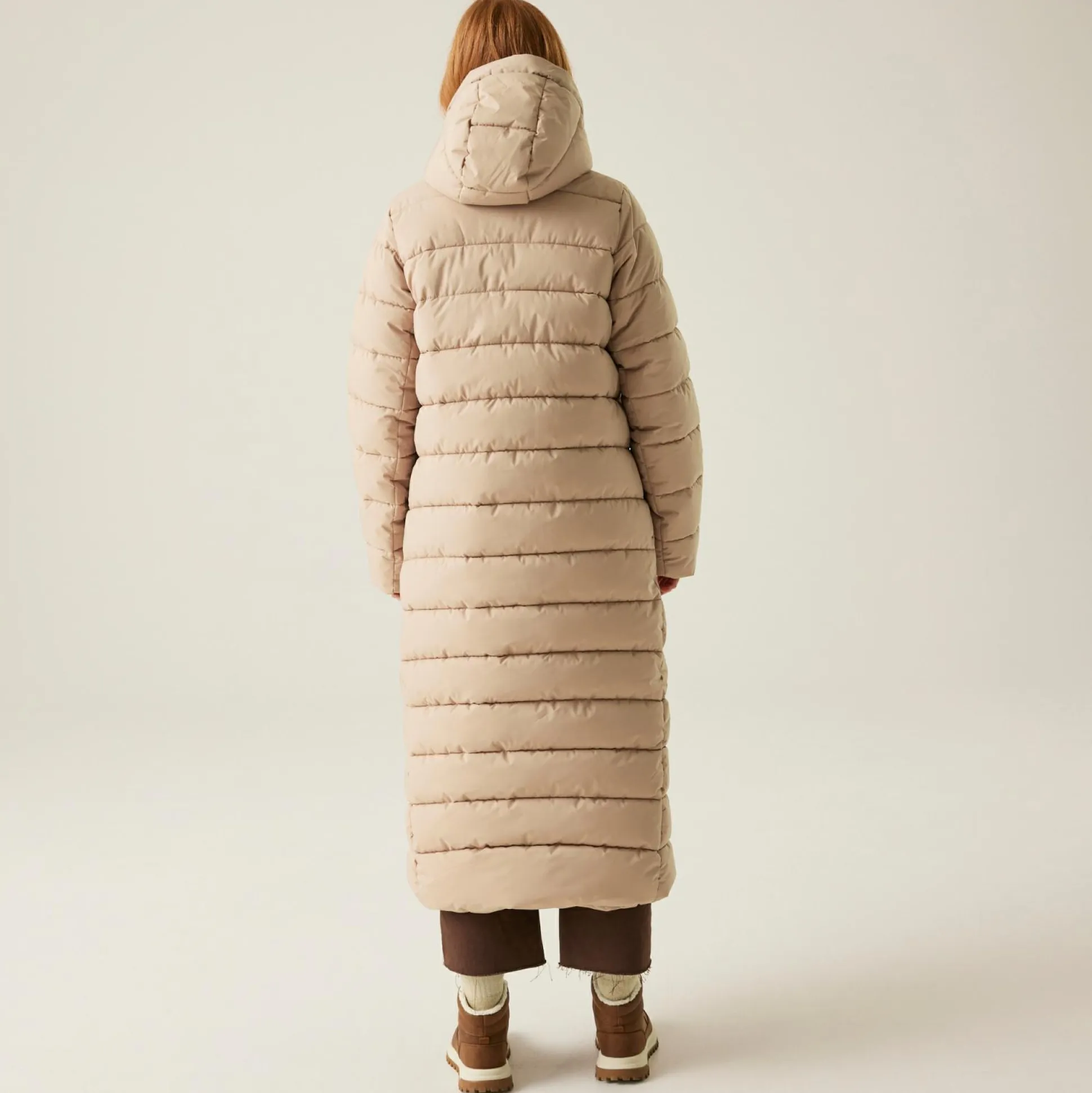 Women's Elender Baffled Jacket | Warm Taupe