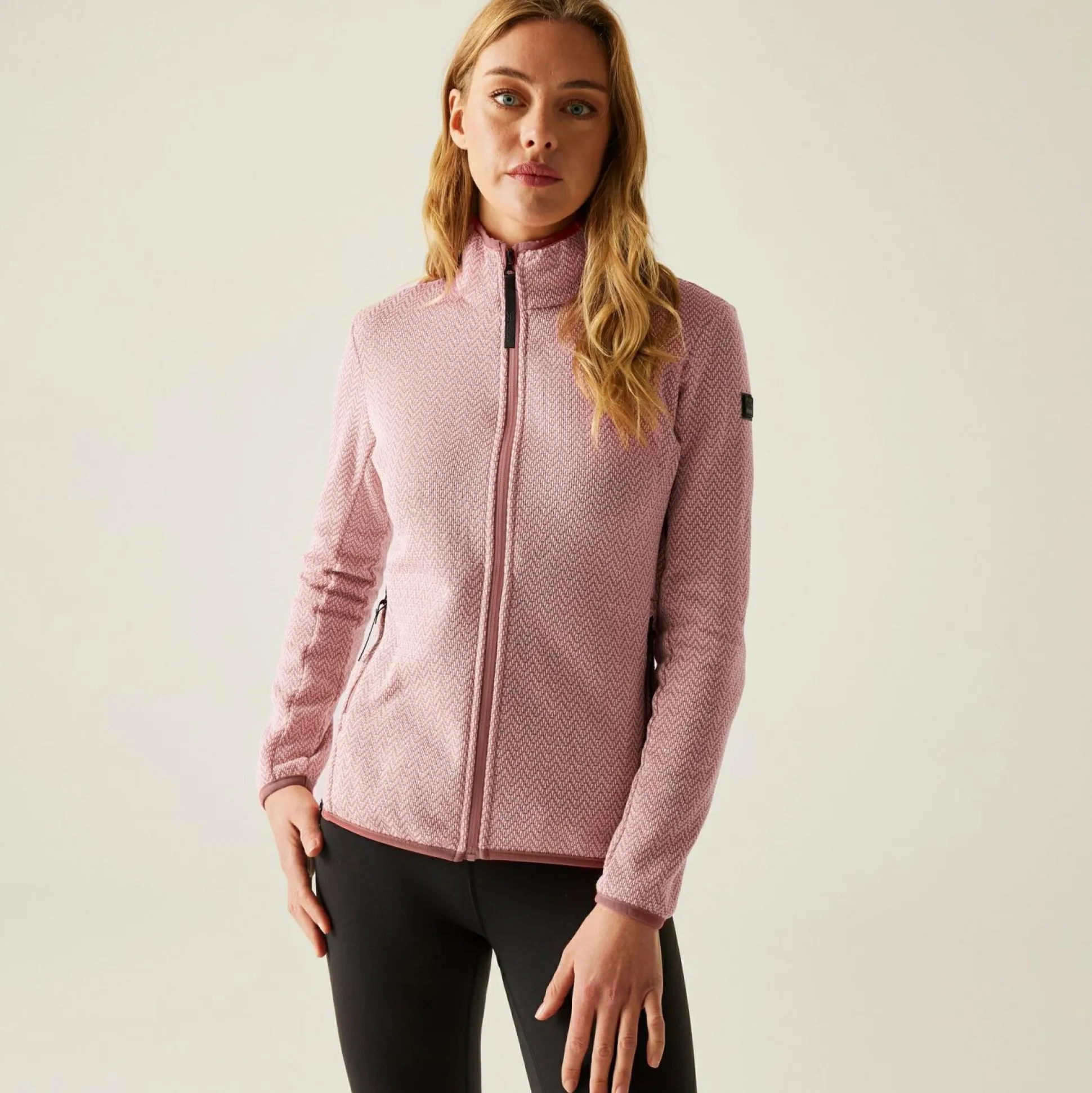 Women's Elzie Full Zip Fleece | Dusty Rose