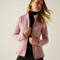 Women's Elzie Full Zip Fleece | Dusty Rose