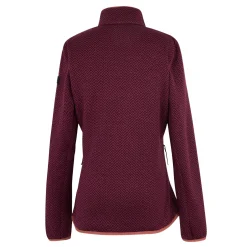 Women's Elzie Full Zip Fleece | Dark Pimento