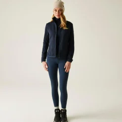 Women's Elzie Full Zip Fleece | Navy Blue
