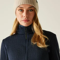 Women's Elzie Full Zip Fleece | Navy Blue