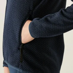 Women's Elzie Full Zip Fleece | Navy Blue