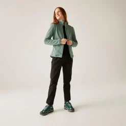 Women's Elzie Full Zip Fleece | Green Haze