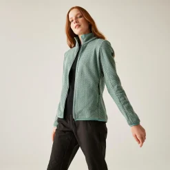 Women's Elzie Full Zip Fleece | Green Haze
