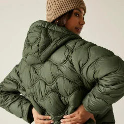 Women's Embrie Quilted Jacket | Dark Khaki