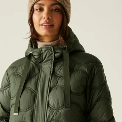 Women's Embrie Quilted Jacket | Dark Khaki