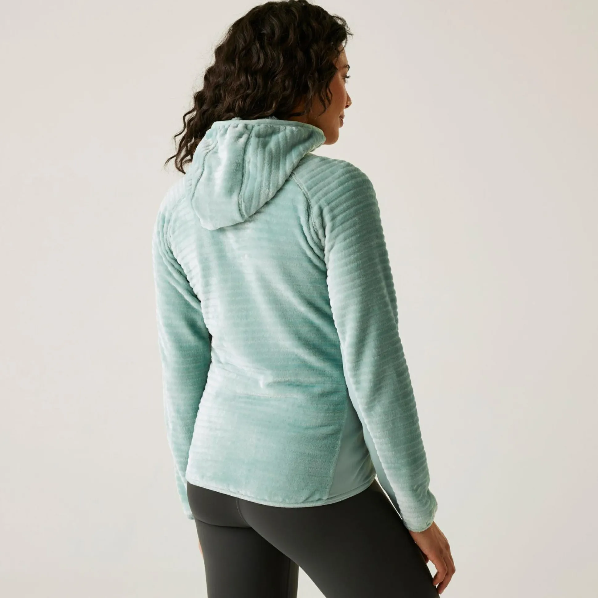 Women's Endra Hooded Fleece | Green Haze