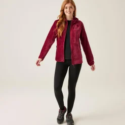 Women's Endra Hooded Fleece | Rumba Red