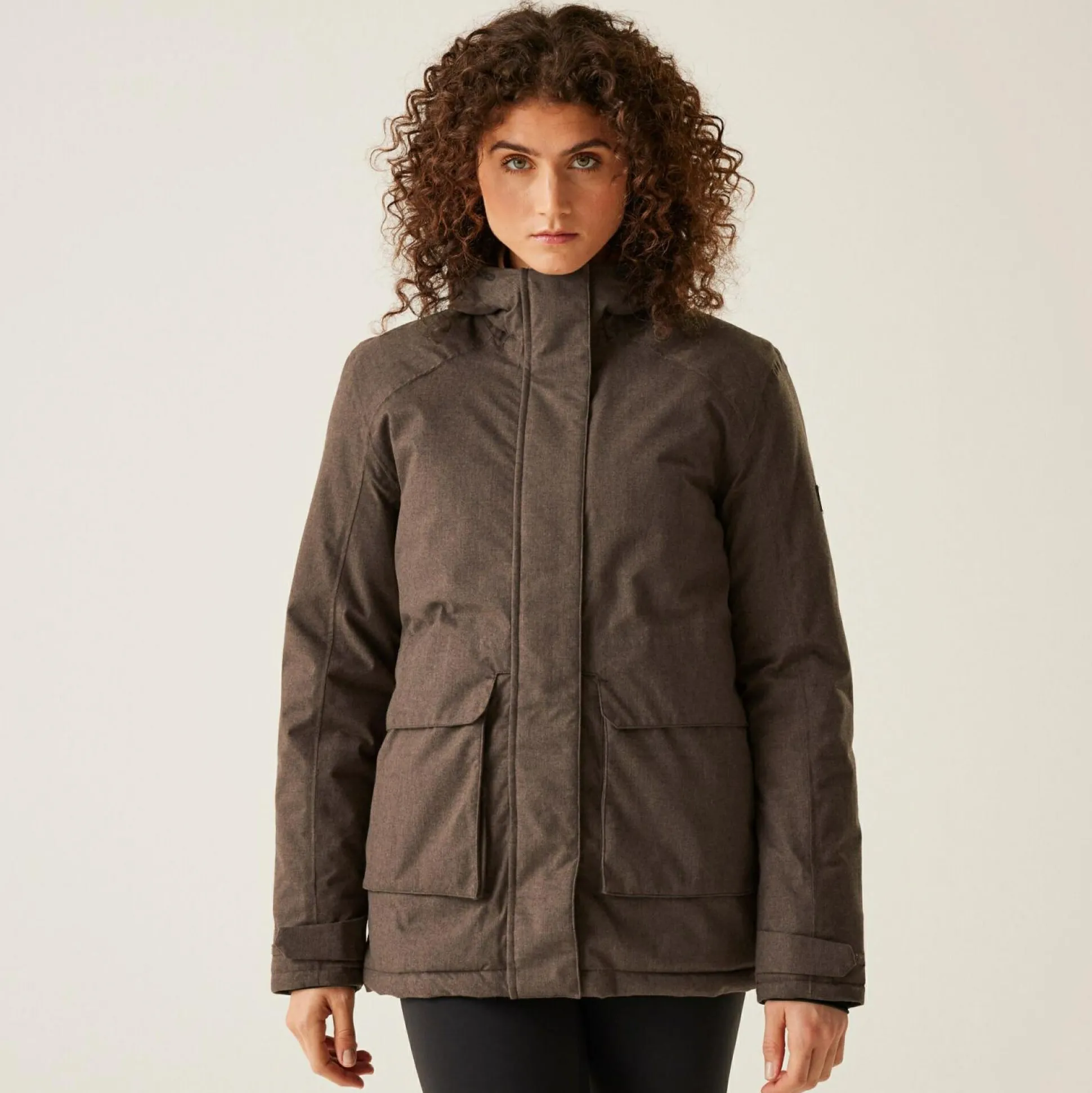 Women's Ezdale Waterproof Insulated Jacket | Bueno Brown Marl