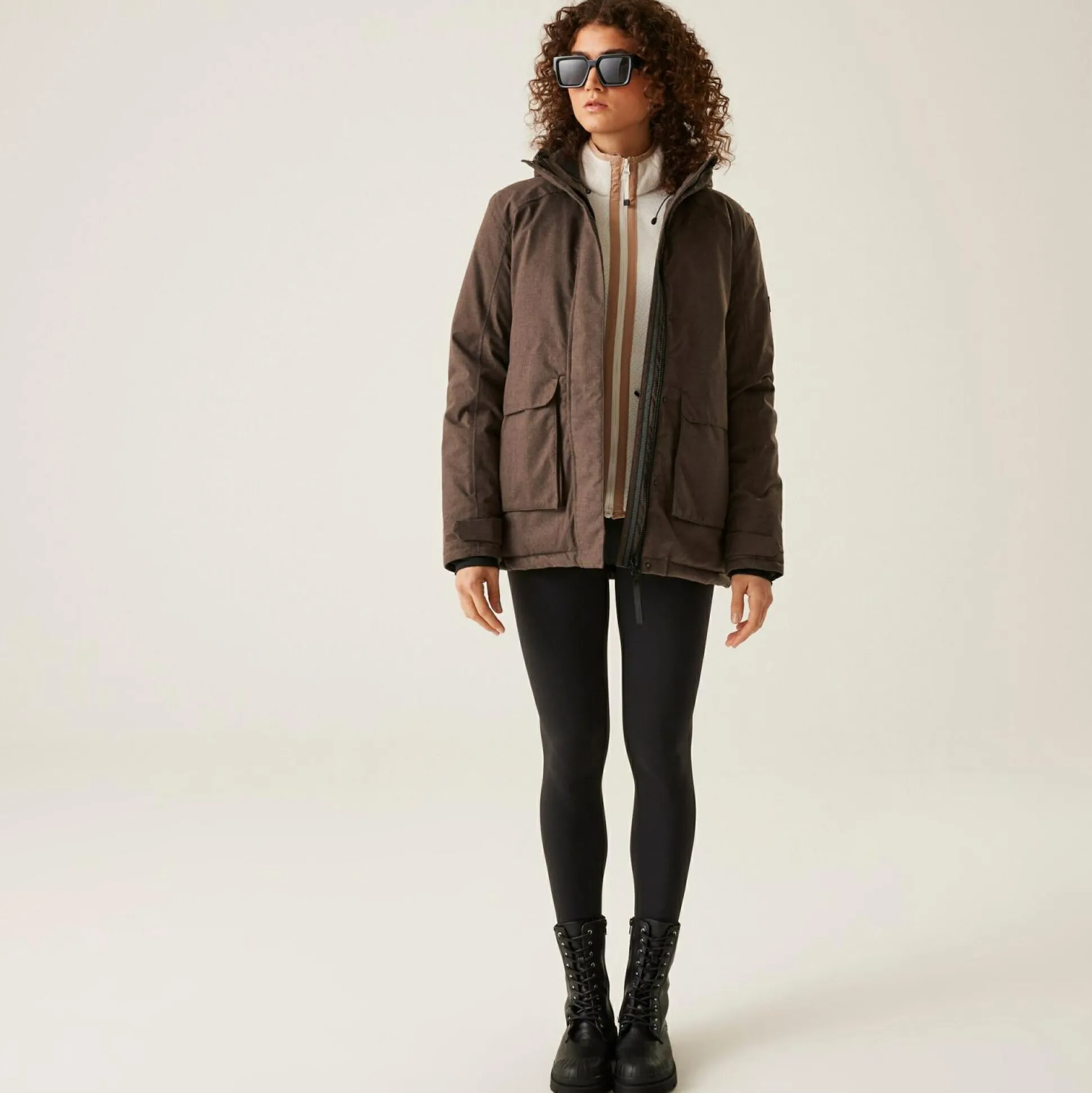 Women's Ezdale Waterproof Insulated Jacket | Bueno Brown Marl