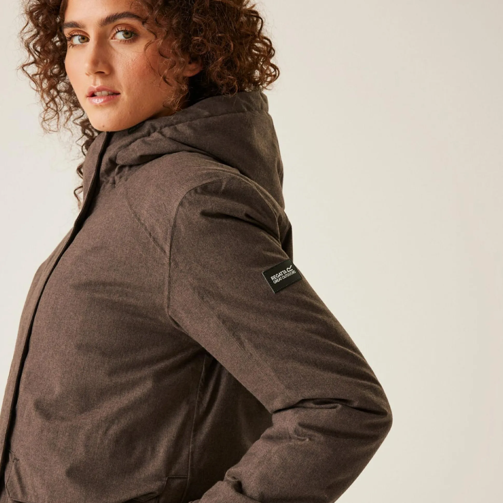 Women's Ezdale Waterproof Insulated Jacket | Bueno Brown Marl