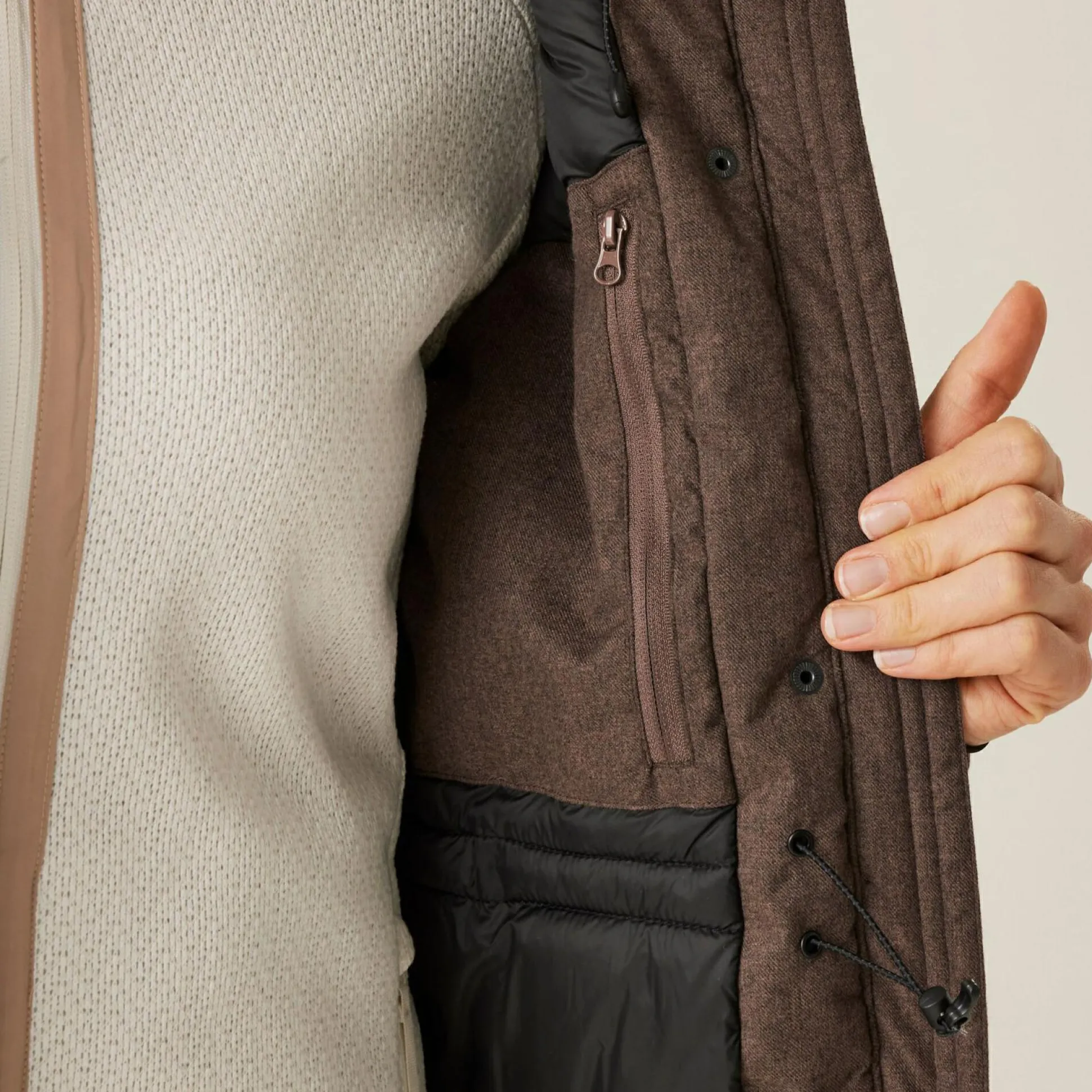 Women's Ezdale Waterproof Insulated Jacket | Bueno Brown Marl