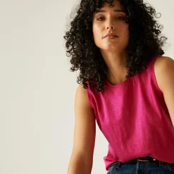 Women's Fariene Sleeveless Top | Pink Fusion