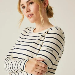 Women's Federica II Long Sleeved T-Shirt | Light Vanilla Navy