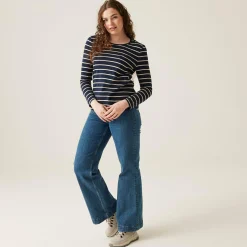 Women's Federica II Long Sleeved T-Shirt | Navy Light Vanilla