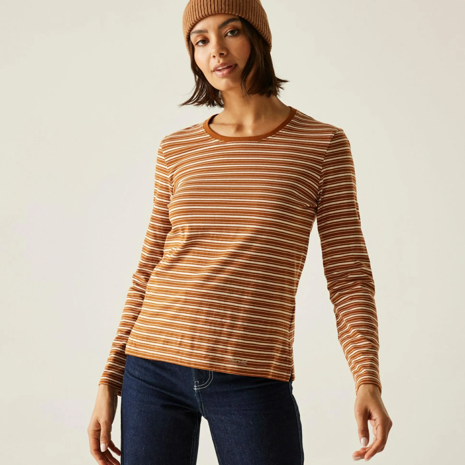 Women's Federica T-Shirt | Vanilla Brown