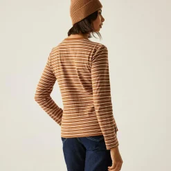 Women's Federica T-Shirt | Vanilla Brown